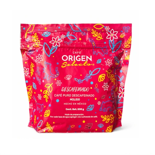 Café Orgánico Origen Selecto Pack X 1kg Descafeinado