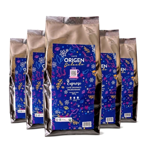 Café Orgánico Origen Selecto Expreso Pack X 5kg (en grano)