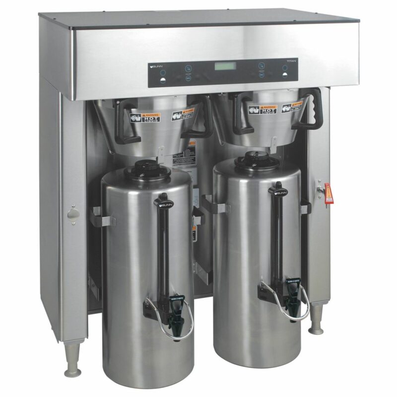 Bunn Titan Dual Cafetera Dual de Acero Inoxidable
