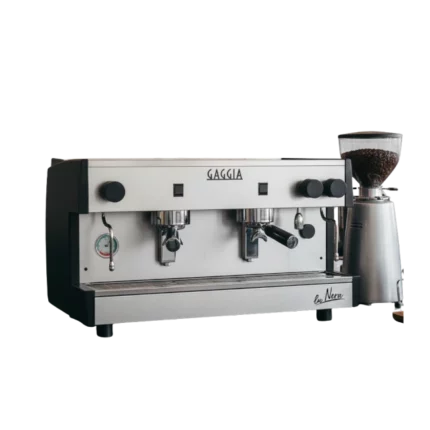CAFETERA NUOVA NERA A BOTON 2 GRUPOS